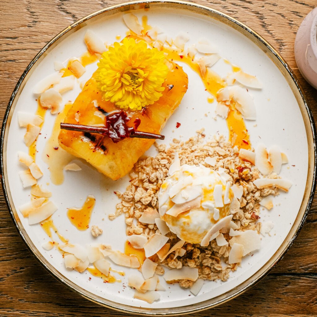 MEZCAL-ANANÁSOVÉ FLAMBÉ